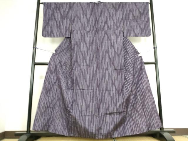 平和屋着物▽上質な紬　単衣　縞　正絹　逸品　DAAQ4510az 平和屋着物▽上質な紬 単衣 縞 正絹 逸品 DAAQ4510az 【公式通販】