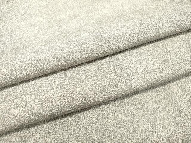 平和屋着物●江戸小紋　作家物　鮫小紋柄　鬼しぼ縮緬　正絹　逸品　DAAR4484tw