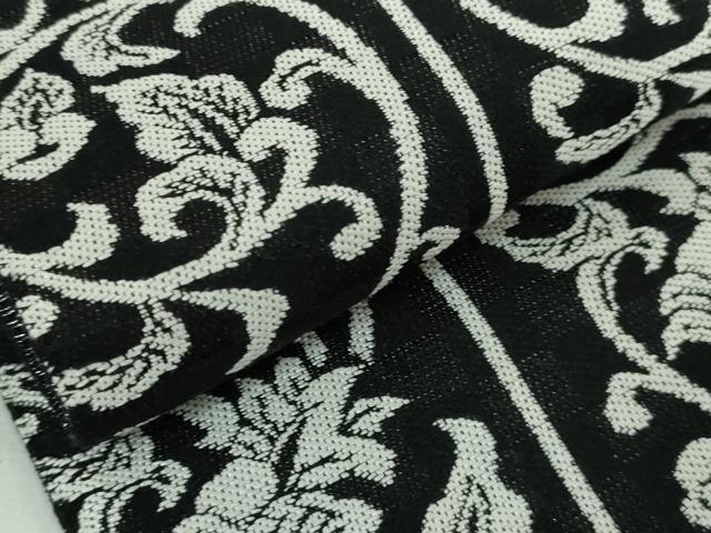 平和屋本店□極上 男性 両面 角帯 葡萄花唐草 金彩 逸品 DZAA5429kh5 帯