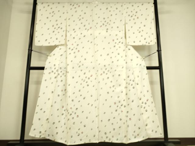 平和屋着物▽上質な小紋　単衣　草花文　正絹　逸品　DAAS0081az 楽天市場】平和屋着物▽上質な小紋 単衣 作家物 草花文 正絹 逸品