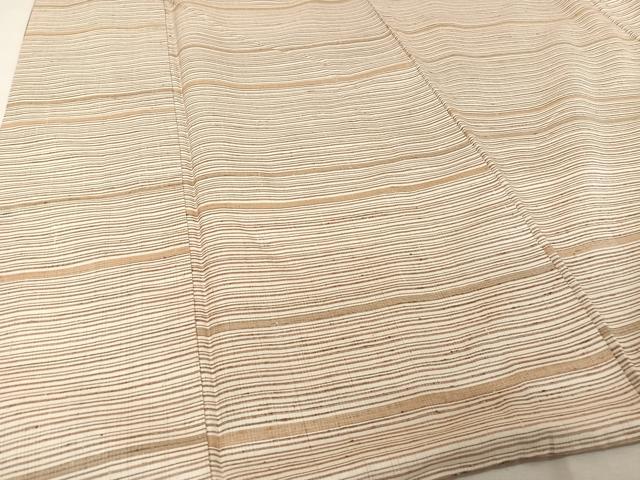 平和屋着物○上質な紬 縞 正絹 逸品 AAAT9476np