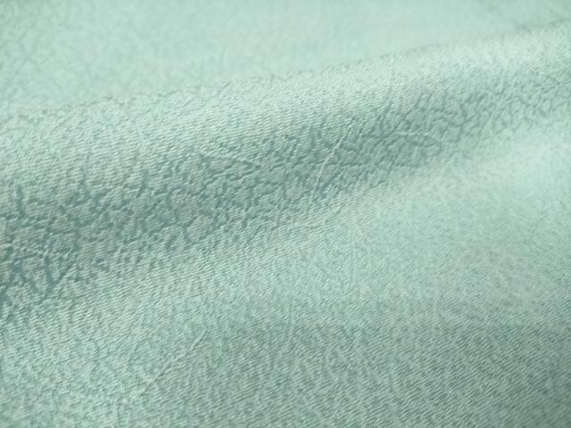 平和屋着物▽上質な色無地 単衣 霞地紋 水色 正絹 逸品 DAAS0294az