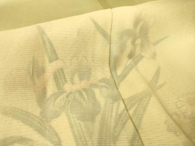 平和屋着物▽訪問着　無双　紗袷　紗×絽　吉祥花文　暈し染め　正絹　逸品　DAAS0291az_7