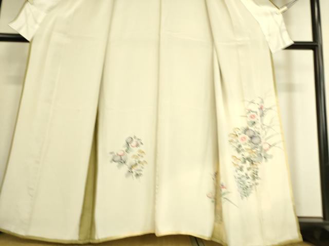 平和屋着物▽訪問着　無双　紗袷　紗×絽　吉祥花文　暈し染め　正絹　逸品　DAAS0291az_4