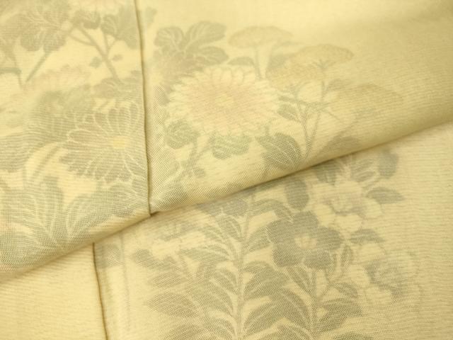 平和屋着物▽訪問着　無双　紗袷　紗×絽　吉祥花文　暈し染め　正絹　逸品　DAAS0291az_6