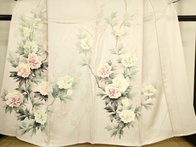 平和屋着物▽訪問着　単衣　花尽くし　正絹　逸品　DAAS0225az_3