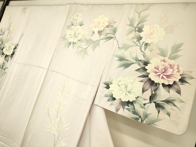 平和屋着物▽訪問着　単衣　花尽くし　正絹　逸品　DAAS0225az_2