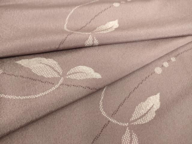 平和屋着物▽小紋　単衣　舞葉文　洗える着物　DAAS0227az