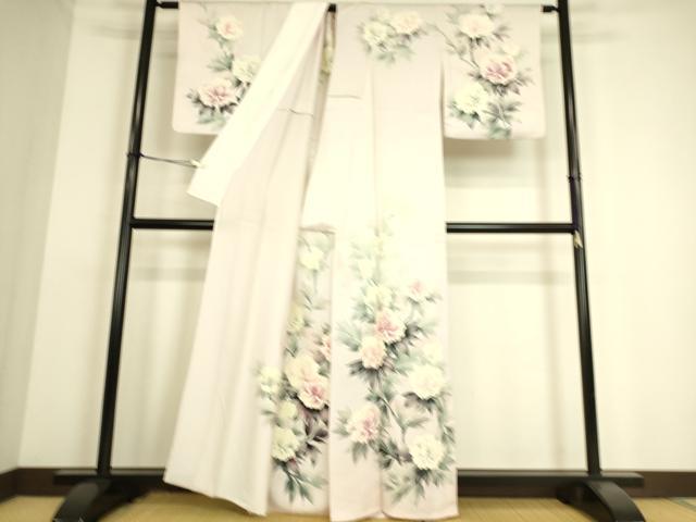 平和屋着物▽訪問着　単衣　花尽くし　正絹　逸品　DAAS0225az_1