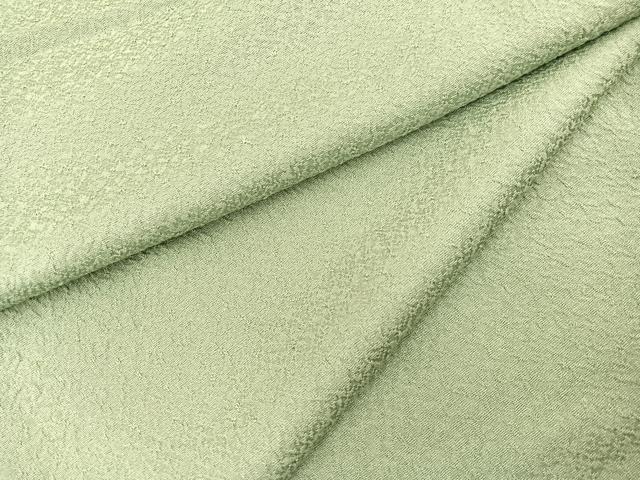 平和屋着物▽上質な色無地　単衣　紋意匠　夏虫色　正絹　逸品　BAAT1157hv