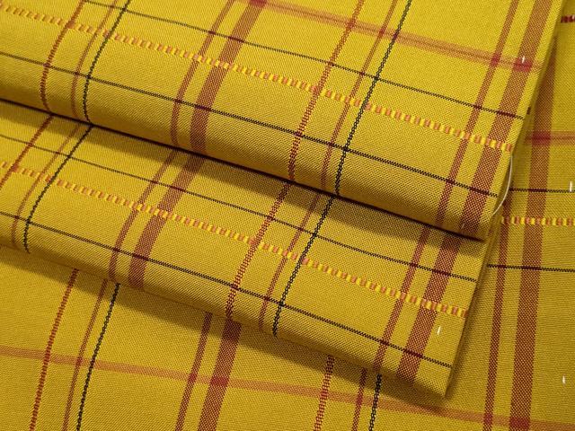 平和屋着物●上質な紬　吉野間道　正絹　逸品　未使用　CAAR8255vf