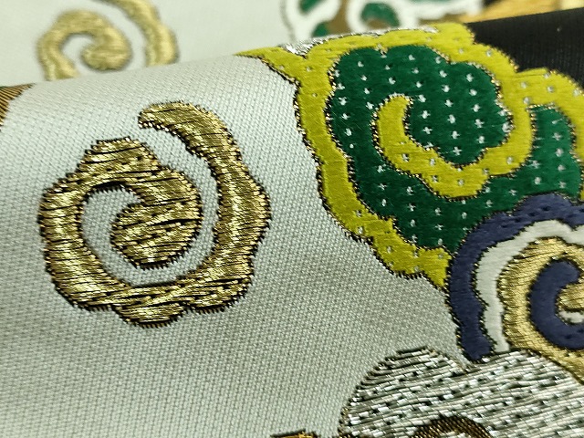 平和屋本店□極上 六通柄袋帯 唐織 龍 金銀糸 逸品 DZAA5710kh5 袋帯