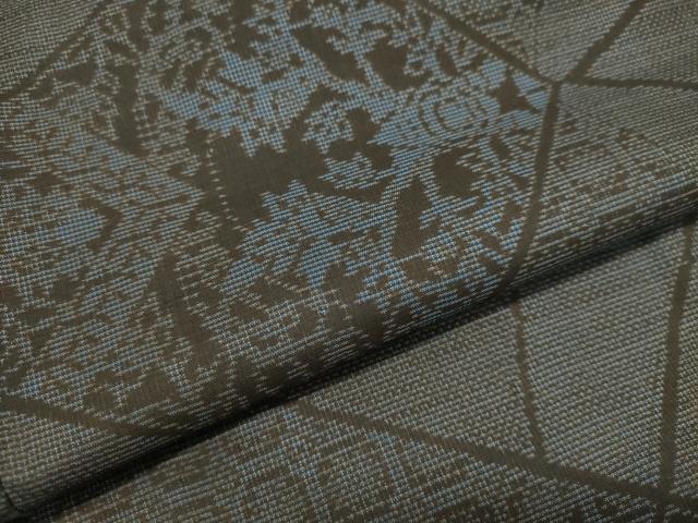 新古品！都喜エ門＊藤絹織物＊純泥染＊９マルキ＊本場大島紬＊着物＊１６１ｃｍ 新古品！都喜エ門＊藤絹織物＊純泥染＊9マルキ＊本場大島紬