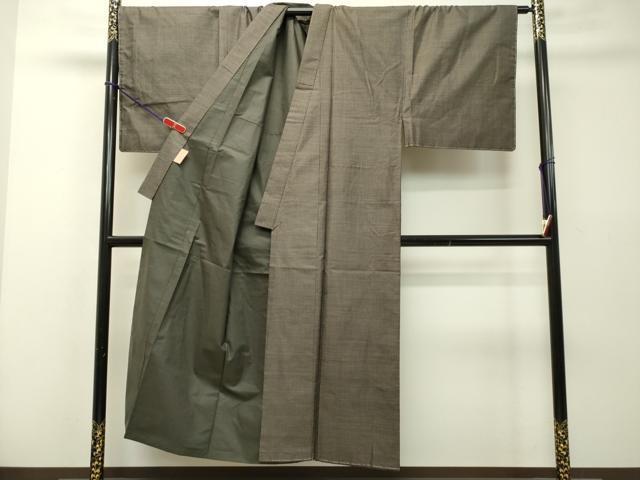 平和屋着物●男性　紬　アンサンブル　100亀甲　総詰め　正絹　逸品　未使用　DAAS2286tw 着物セット