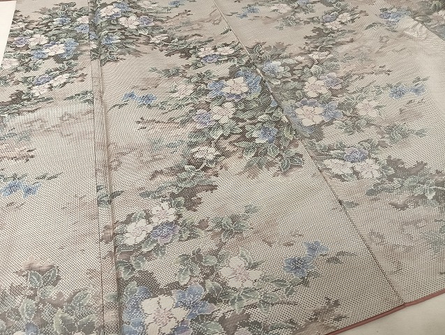 本場大島紬 都喜ヱ門 白大島紬 Aラインワンピース 7マルキ 平和屋着物○都喜ヱ門 本場大島紬 白大島 7マルキ 総絣