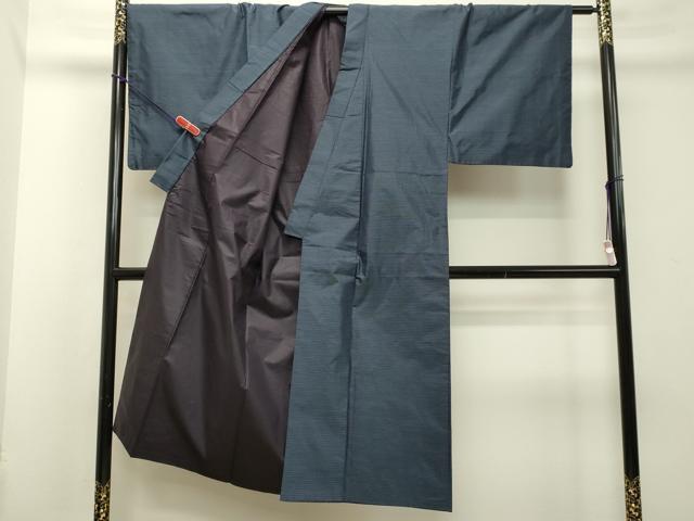 平和屋着物○男性 本場大島紬 アンサンブル 100亀甲 総詰め 正絹 逸品  