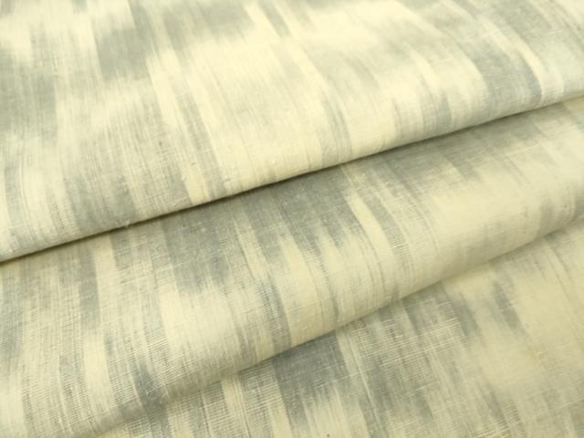 平和屋着物▽上質な紬　単衣　霞文　松坂屋扱い　正絹　逸品　DAAS0534az