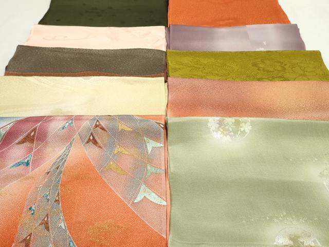 平和屋本店■和装小物　帯揚げ10枚　逸品　未使用　DZAA10896kh5