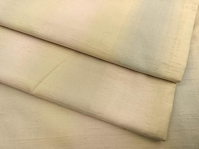 平和屋着物●紅花紬　米沢　霞文　正絹　逸品　BAAT6620hv