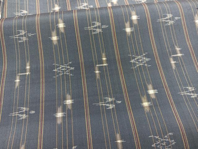 平和屋着物○本場琉球絣 正絹 逸品 BAAT6628hv