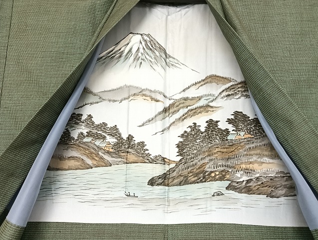 平和屋着物○男性 本場大島紬 アンサンブル 120亀甲 総詰め 正絹 逸品