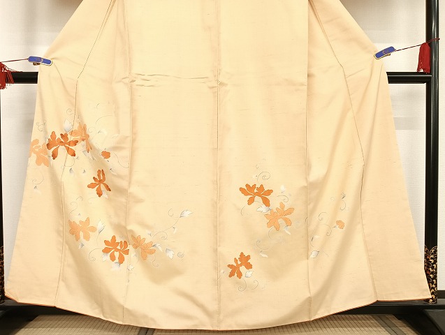 平和屋着物○上質な紬 杢目絞り 正絹 逸品 DAAU5582ps