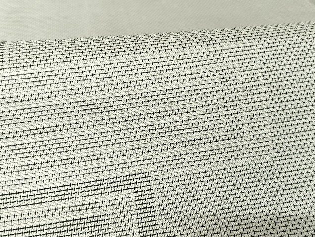 平和屋着物○上質な紬 横段文 正絹 逸品 AAAU4375np