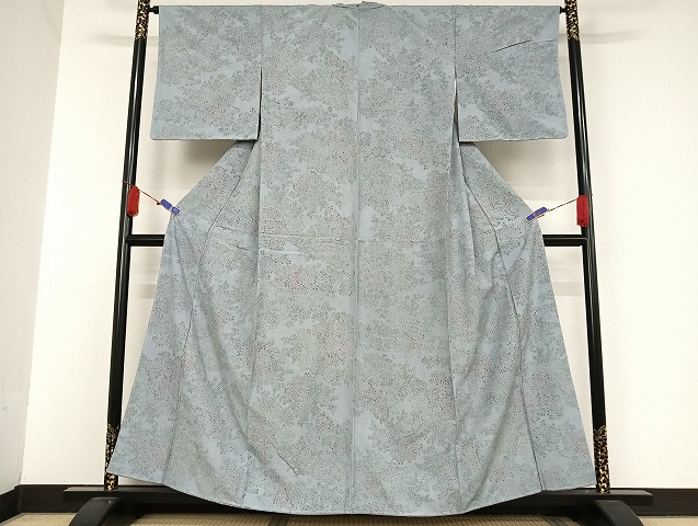 平和屋着物○上質な小紋 箔散らし文 さが美扱い 正絹 逸品 DAAV4891ud