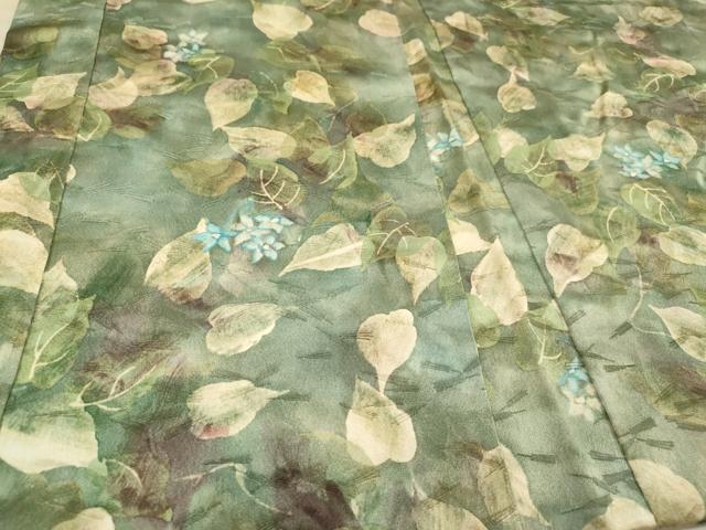 平和屋着物＃羽織 草花文 暈し染め 正絹 逸品 CAAR9089id