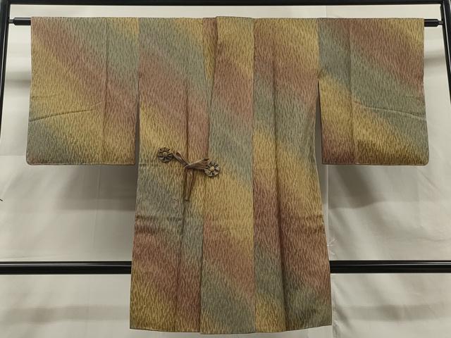 平和屋着物＃道中着　霞文　ロング丈　正絹　逸品　未使用　CAAR9108id