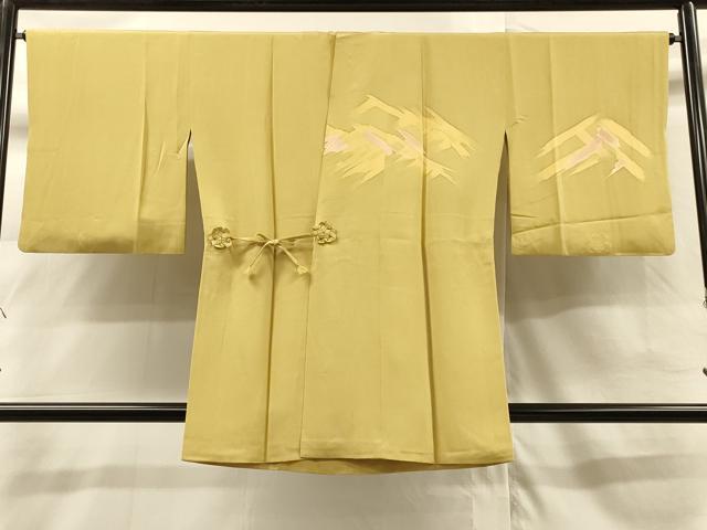 平和屋着物＃道中着　遠山花文　正絹　逸品　CAAR9139id