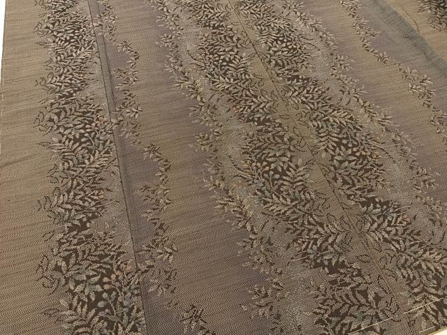 平和屋着物○本場大島紬 樹林間道 正絹 逸品 未使用 BAAT0951yc