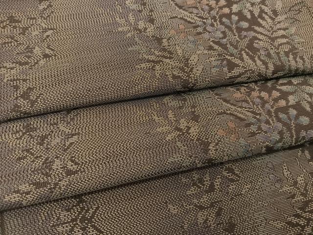 平和屋着物●本場大島紬　樹林間道　正絹　逸品　未使用　BAAT0951yc