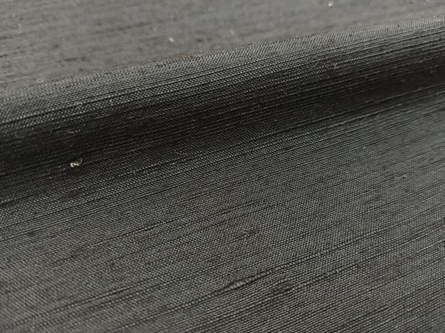 平和屋着物○男性 紬 色無地 藍鉄色 正絹 逸品 未使用 BAAT0954yc 