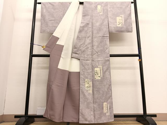 平和屋着物○訪問着 絞り 流線文 正絹 逸品 AAAX0009np 平和屋着物