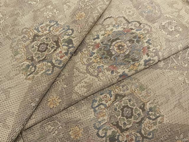平和屋着物●本場大島紬　正倉院花唐草文　正絹　逸品　未使用　BAAT6734hv