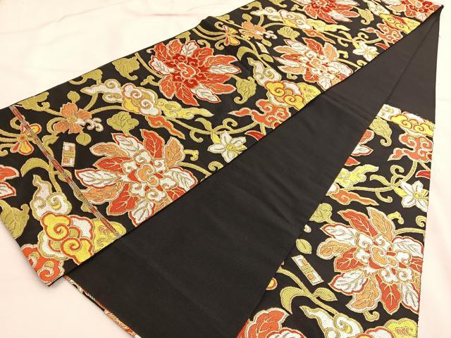 平和屋着物 六通柄袋帯 唐織 九百錦 花車文 弐拾四金箔