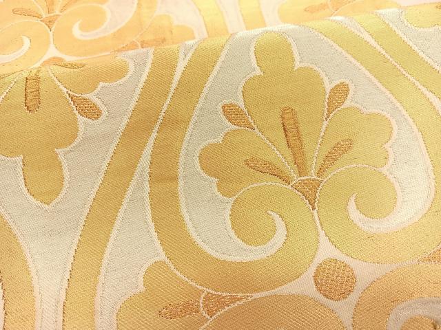 平和屋着物□西陣 川島織物 六通柄 本袋帯 立涌花唐草