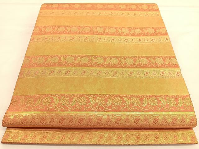 平和屋着物■西陣織　陰山織物謹製　箔屋清兵衛　太鼓柄袋帯　名物裂間道　本金箔　正絹　逸品　BAAT6824hv