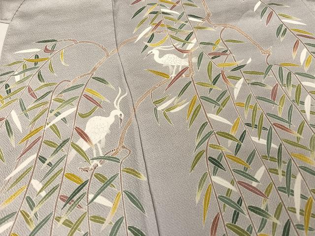 平和屋着物○名門・上野家 上野街子 清染居 訪問着 風景