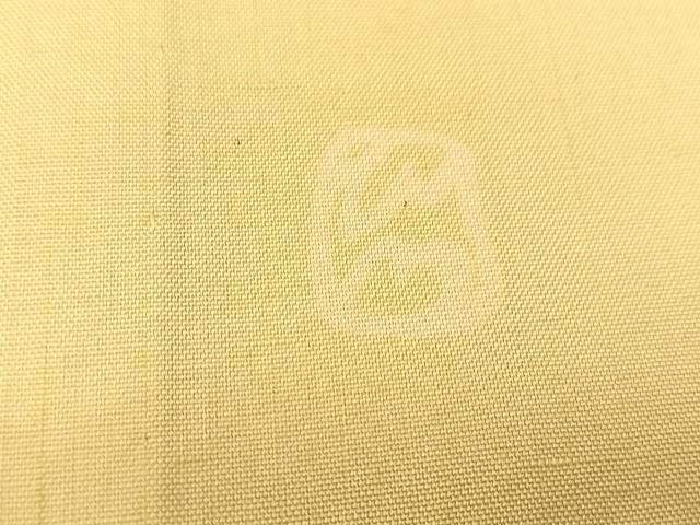 平和屋着物▽訪問着　単衣　作家物　紬地　葉扇文　正絹　逸品　BAAT9039yc_6