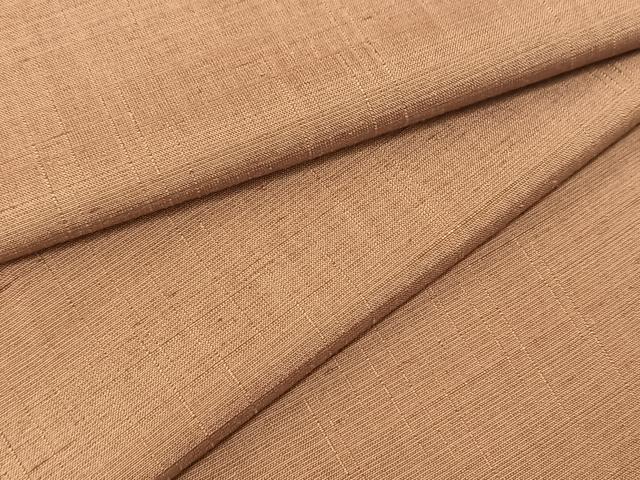 平和屋着物▽上質な紬　単衣　色無地　鴇浅葱色　正絹　逸品　BAAT9073yc