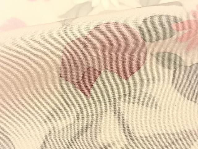平和屋着物▽巨匠　前田華清　手描き　訪問着　単衣　手描き　草花文　暈し染め　正絹　逸品　BAAT9112yc_5