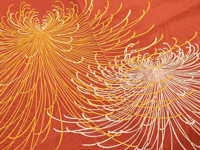 平和屋着物＃羽織 刺繍 乱菊 金銀糸 正絹 逸品 CAAR9199id