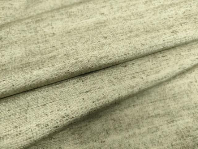 平和屋着物▽上質な紬　単衣　霞文　正絹　逸品　DAAS0767az