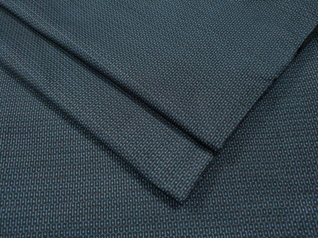 平和屋着物●男性　本場大島紬　100亀甲　総詰め　キングサイズ　正絹　逸品　CAAS7408yc