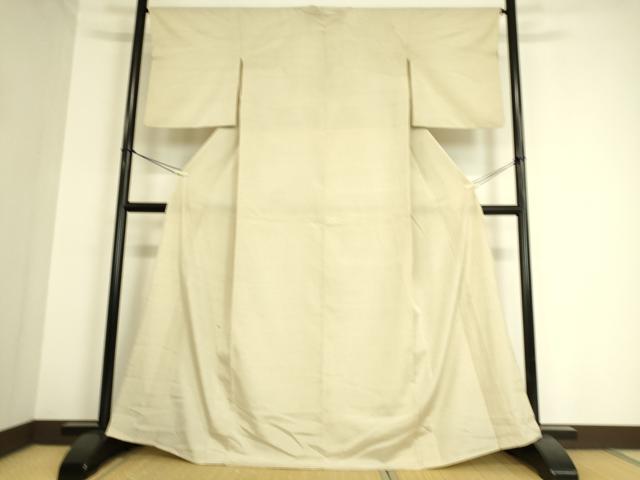 平和屋着物▽本塩沢 単衣 立涌文 正絹 逸品 AAAZ9609fy