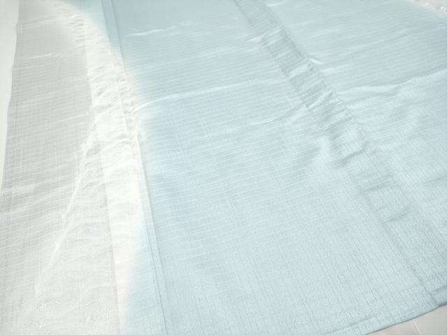 平和屋本店□希少 男性 夏物 十日町 名門青柳 櫛引織 赤城紬 草木染  