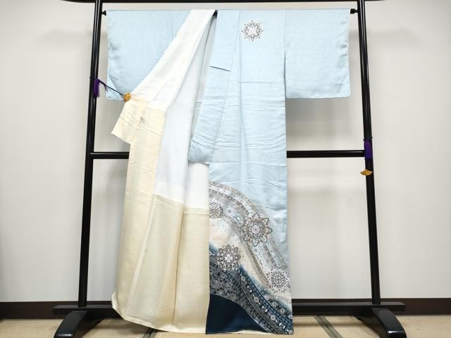 平和屋本店□極上 訪問着・長襦袢セット 螺鈿 正倉院花唐草文