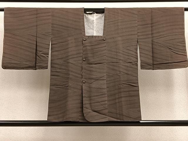 平和屋着物＃道行コート　流線文　正絹　逸品　未使用　BAAU0070gt